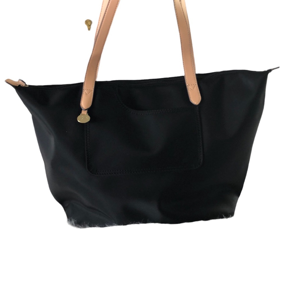 NWOT Radley London Black Canvas Tote Bag